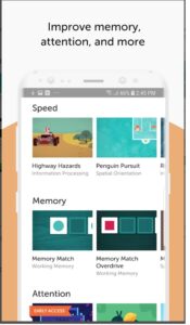 Luminosity brain training app for android and iOS